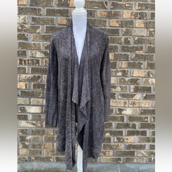 Barefoot Dreams Cozy Chic Lite Calypso Waterfall Draped Wrap Cardigan - Picture 1 of 5